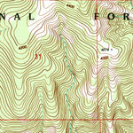 United States Geological Survey Eight Dollar Mountain, OR (1996, 24000-Scale) digital map