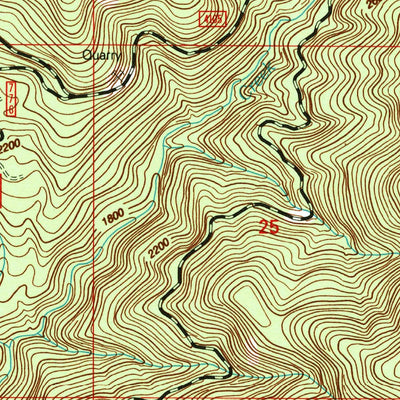 United States Geological Survey Eight Dollar Mountain, OR (1996, 24000-Scale) digital map