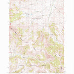 United States Geological Survey Eighteenmile Peak, MT-ID (1987, 24000-Scale) digital map