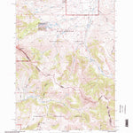 United States Geological Survey Eighteenmile Peak, MT-ID (1997, 24000-Scale) digital map