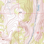United States Geological Survey Eighteenmile Peak, MT-ID (1997, 24000-Scale) digital map
