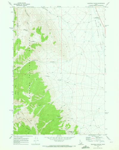 United States Geological Survey Eightmile Canyon, ID (1969, 24000-Scale) digital map