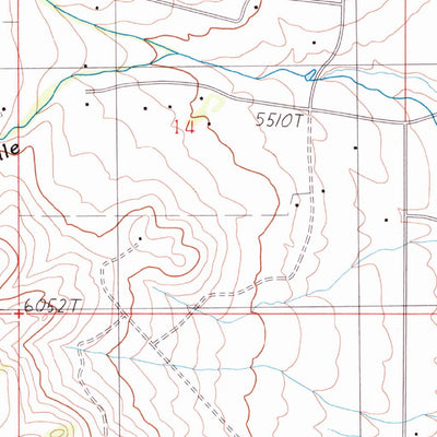 United States Geological Survey Eightmile Creek, MT (1988, 24000-Scale) digital map