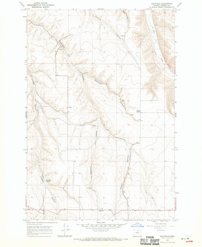 United States Geological Survey Eightmile, OR (1968, 24000-Scale) digital map