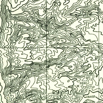 United States Geological Survey Eightmile Pass, UT (1954, 24000-Scale) digital map