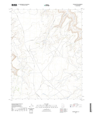 United States Geological Survey Eightmile Rock, UT (2023, 24000-Scale) digital map