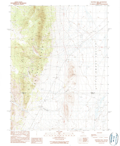 United States Geological Survey Eightmile Well, NV (1990, 24000-Scale) digital map