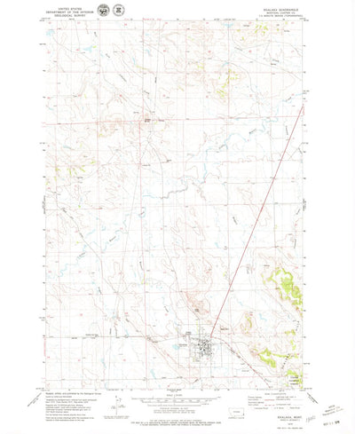 United States Geological Survey Ekalaka, MT (1979, 24000-Scale) digital map