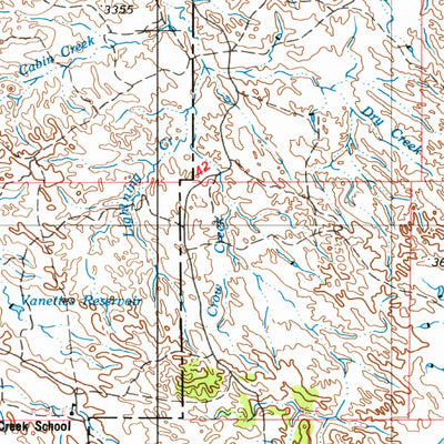 United States Geological Survey Ekalaka, MT-SD-ND-WY (1954, 250000-Scale) digital map