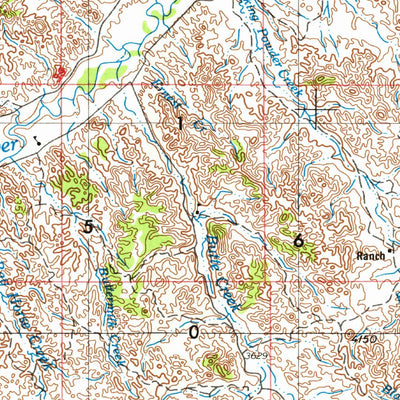 United States Geological Survey Ekalaka, MT-SD-ND-WY (1954, 250000-Scale) digital map