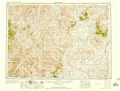 United States Geological Survey Ekalaka, MT-SD-ND-WY (1958, 250000-Scale) digital map