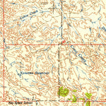 United States Geological Survey Ekalaka, MT-SD-ND-WY (1958, 250000-Scale) digital map