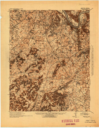 United States Geological Survey Ekron, KY-IN (1941, 62500-Scale) digital map