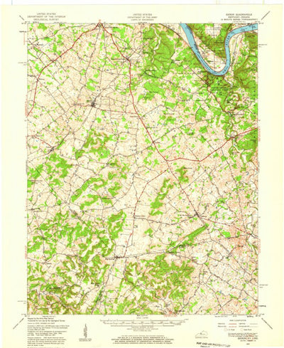 United States Geological Survey Ekron, KY-IN (1947, 62500-Scale) digital map