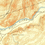 United States Geological Survey El Cajon, CA (1901, 62500-Scale) digital map