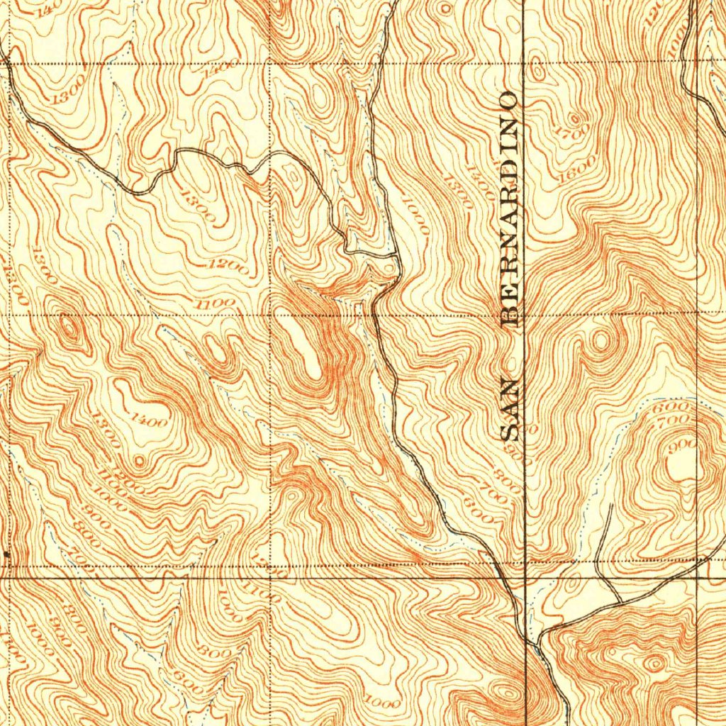 El Cajon, CA (1901, 62500-Scale) Map by United States Geological Survey ...