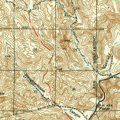 United States Geological Survey El Cajon, CA (1947, 62500-Scale) digital map