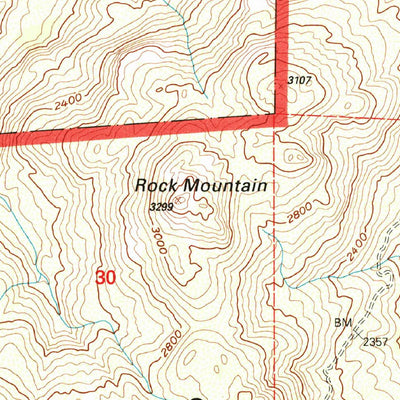 United States Geological Survey El Cajon Mountain, CA (1997, 24000-Scale) digital map
