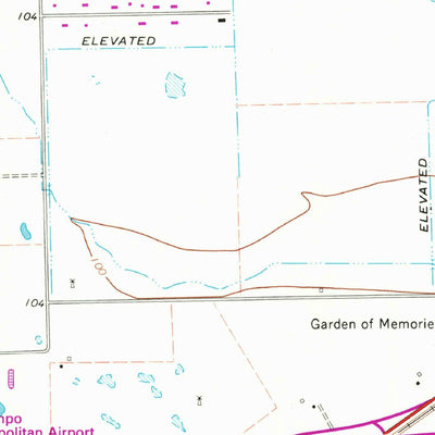United States Geological Survey El Campo, TX (1965, 24000-Scale) digital map