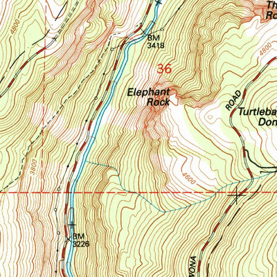 United States Geological Survey El Capitan, CA (1992, 24000-Scale) digital map