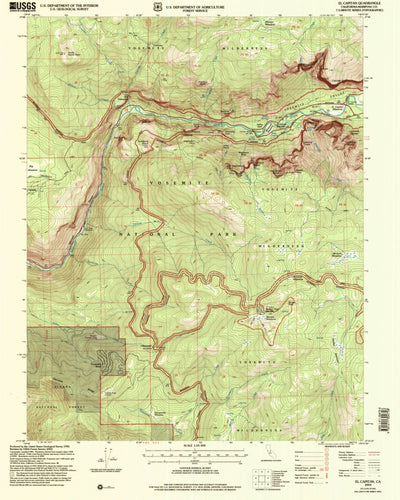 United States Geological Survey El Capitan, CA (2004, 24000-Scale) digital map