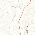 United States Geological Survey El Capitan Mountain, AZ (1964, 24000-Scale) digital map