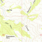 United States Geological Survey El Capitan Mountain, AZ (1964, 24000-Scale) digital map