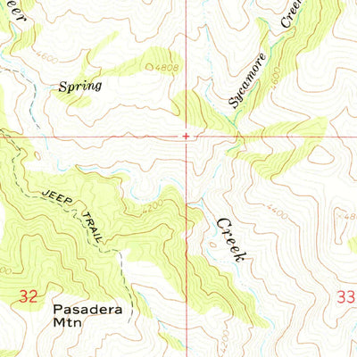 United States Geological Survey El Capitan Mountain, AZ (1964, 24000-Scale) digital map