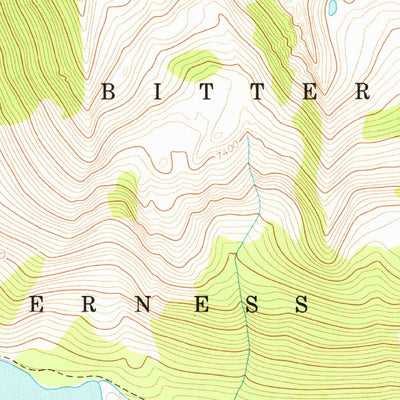 United States Geological Survey El Capitan, MT-ID (1964, 24000-Scale) digital map