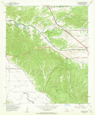 United States Geological Survey El Casco, CA (1953, 24000-Scale) digital map