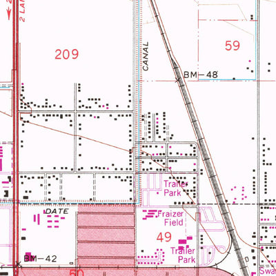 United States Geological Survey El Centro, CA (1957, 24000-Scale) digital map