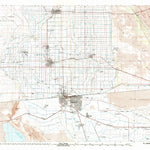 United States Geological Survey El Centro, CA (1989, 100000-Scale) digital map