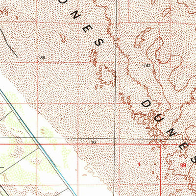 United States Geological Survey El Centro, CA (1989, 100000-Scale) digital map