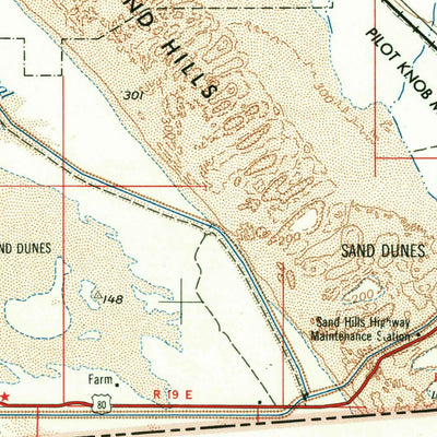 United States Geological Survey El Centro, CA-AZ (1961, 250000-Scale) digital map