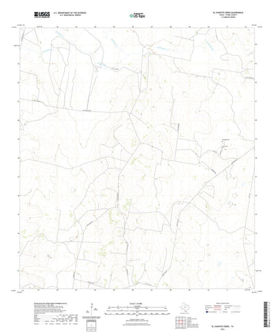 United States Geological Survey El Chapote Creek, TX (2022, 24000-Scale) digital map