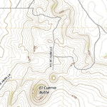 United States Geological Survey El Cuervo Butte, NM (2020, 24000-Scale) digital map