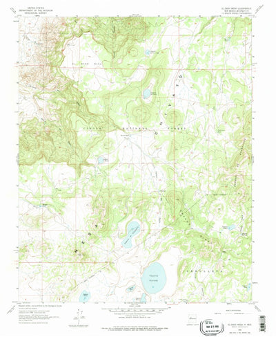 United States Geological Survey El Dado Mesa, NM (1961, 24000-Scale) digital map