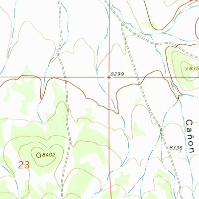 United States Geological Survey El Dado Mesa, NM (1961, 24000-Scale) digital map