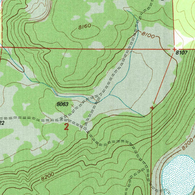 United States Geological Survey El Dado Mesa, NM (1995, 24000-Scale) digital map