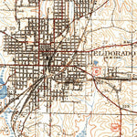 United States Geological Survey El Dorado, AR-LA (1930, 62500-Scale) digital map