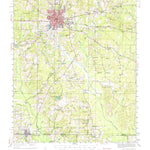 United States Geological Survey El Dorado, AR-LA (1951, 62500-Scale) digital map