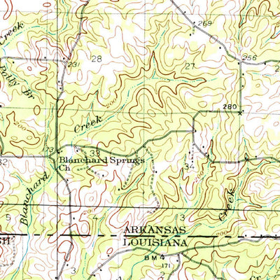United States Geological Survey El Dorado, AR-LA (1951, 62500-Scale) digital map