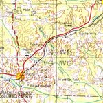 United States Geological Survey El Dorado, AR-LA (1953, 250000-Scale) digital map