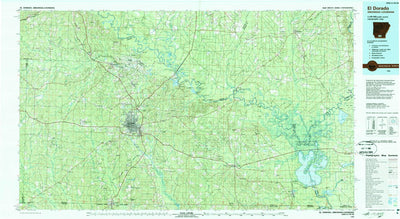 United States Geological Survey El Dorado, AR-LA (1985, 100000-Scale) digital map