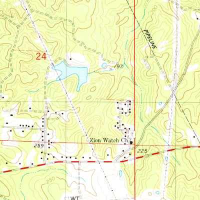 United States Geological Survey El Dorado East, AR (1981, 24000-Scale) digital map