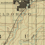 United States Geological Survey El Dorado, KS (1888, 125000-Scale) digital map