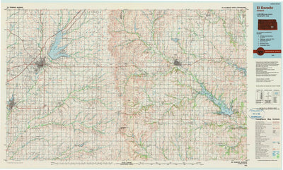 United States Geological Survey El Dorado, KS (1990, 100000-Scale) digital map