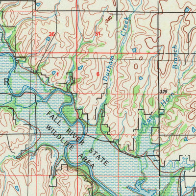 United States Geological Survey El Dorado, KS (1990, 100000-Scale) digital map