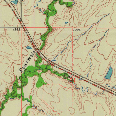 United States Geological Survey El Dorado NW, KS (1961, 24000-Scale) digital map