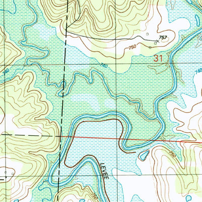 United States Geological Survey El Dorado Springs North, MO (1991, 24000-Scale) digital map